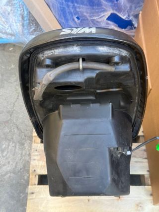 Sym Asiento cofre Moto SYM 125 Scooter Negro