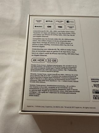 Apple TV 4K HDR como NUEVO
