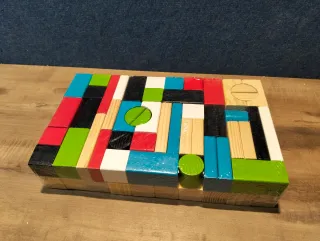 KidKraft 63242 Juego de Bloques de Madera 100 Piez