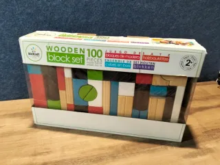 KidKraft 63242 Juego de Bloques de Madera 100 Piez