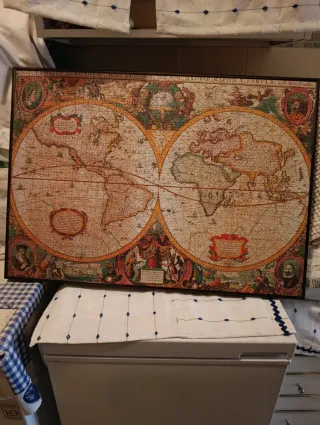 Puzzle Mapa Mundi Antiguo