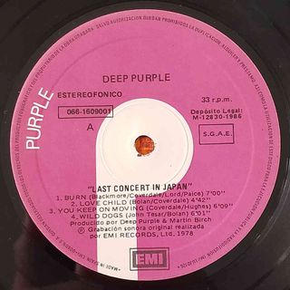 Deep Purple - Last Concert In Japan - LP