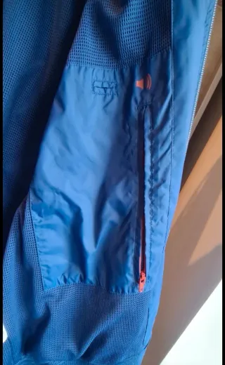 Casaco Impermeável Lacoste Azul