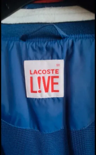 Casaco Impermeável Lacoste Azul