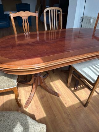 Sillas de comedor de madera