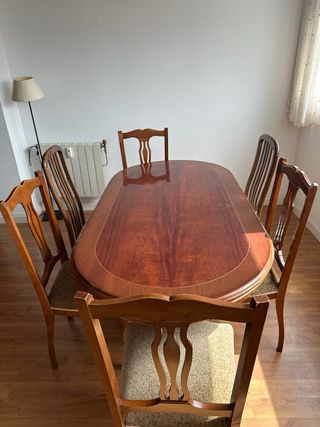 Sillas de comedor de madera
