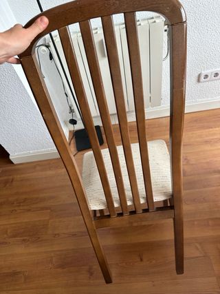 Sillas de comedor de madera