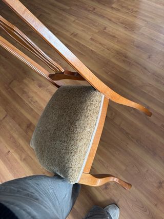 Sillas de comedor de madera