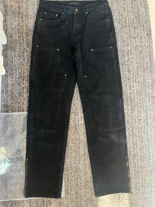 Jeans Louis Vuitton Neri Monogram