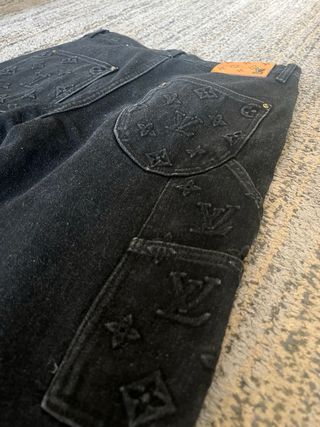 Jeans Louis Vuitton Neri Monogram