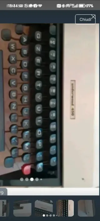 Macchina da scrivere Underwood 450