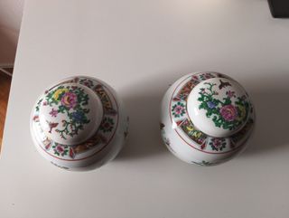 3 Jarrones Porcelana