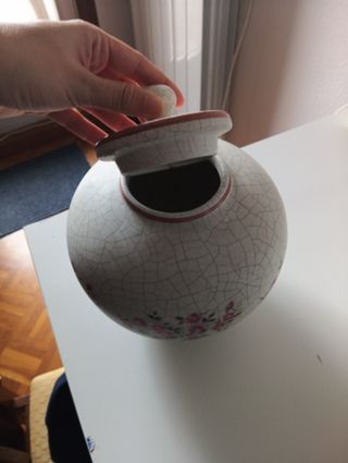 3 Jarrones Porcelana