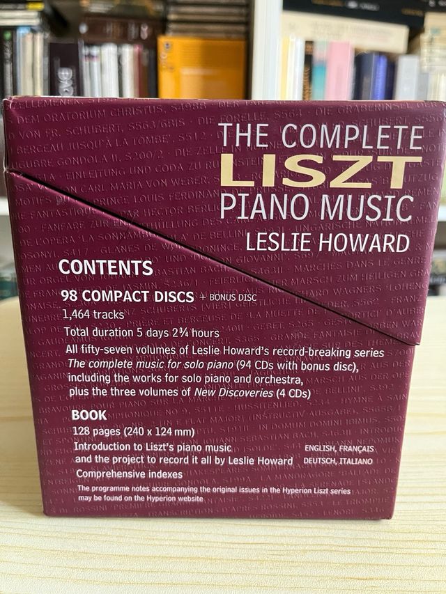 Liszt Complete Piano Music 98 CD