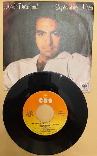 45 giri Neil Diamond - September Morn 1979
