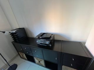 Muebles de oficina. Despacho completo en madera