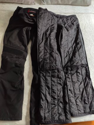 Chaqueta y pantalón Moto Held 4quattrotempi Negra