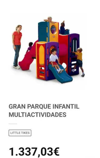 Parque infantil multiactividades