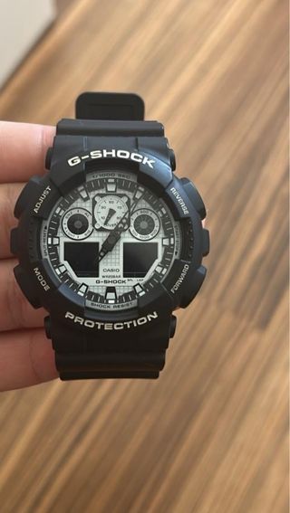 Reloj Casio G-Shock Militar Negro/Blanco
