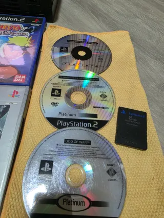 PlayStation 2 con caja original + 9 Juegos
