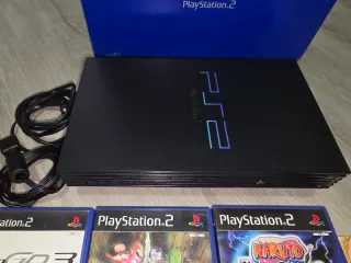 PlayStation 2 con caja original + 9 Juegos