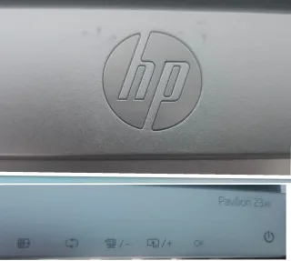 Monitor HP Plata y Negro