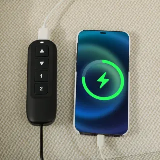 Sillón reclinable eléctrico con masaje y calor