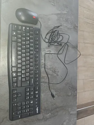 Tastiera e Mouse Logitech Neri