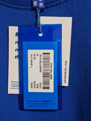 Camiseta ADER error "Significant" – Azul Z-Blue.