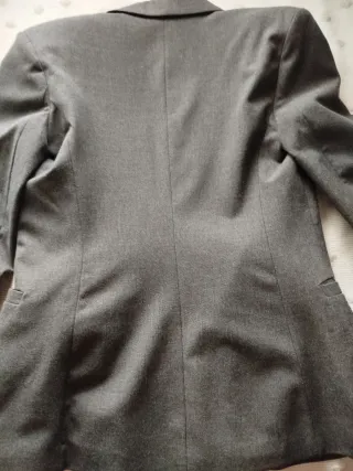 Chaqueta Pull&Bear gris mujer