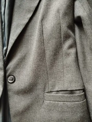 Chaqueta Pull&Bear gris mujer