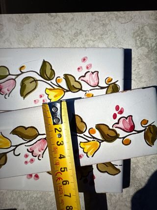 Cenefa vintage floral decorativa