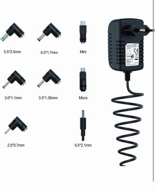 Cargador 5V 3A 15W con 7 Conectores