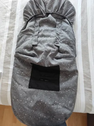 Saco para silla de paseo gris