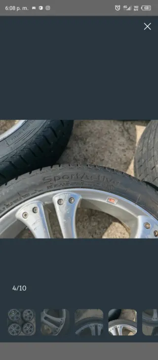 Llantas de aleación plateadas   Llantas 17 pulgada