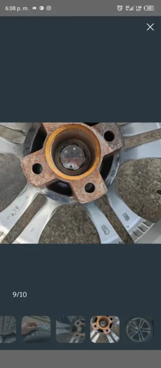 Llantas de aleación plateadas   Llantas 17 pulgada