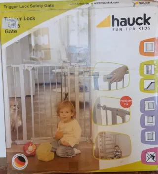 Barrera de seguridad Hauck, infantil con puerta