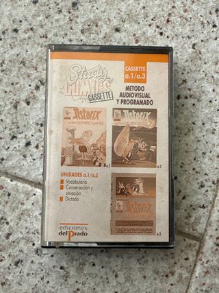 Cassette Study Comics Asterix Ed. Prado