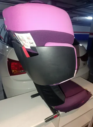 Silla niño coche Cybex morada Grupo 2-3 Isofix
