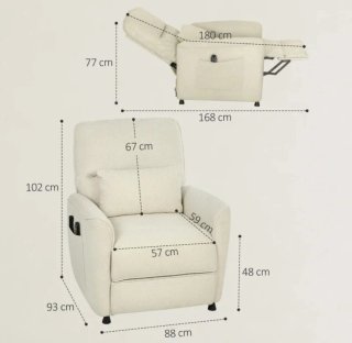 Sillón relax eléctrico con masaje