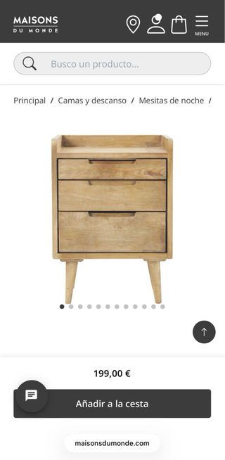 Mesitas de noche de madera