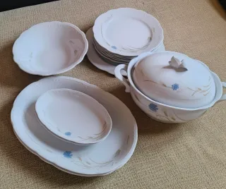 Vajilla KAHLA porcelana floral
