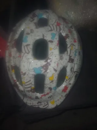 Casco bici infantil con divertido estampado