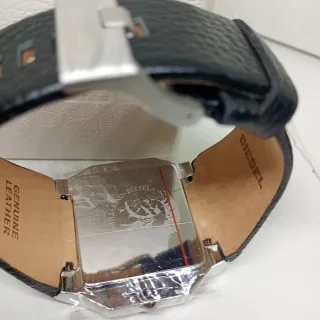 Orologio Diesel Quadrato Nero Argento