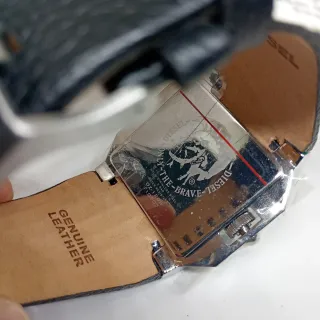 Orologio Diesel Quadrato Nero Argento