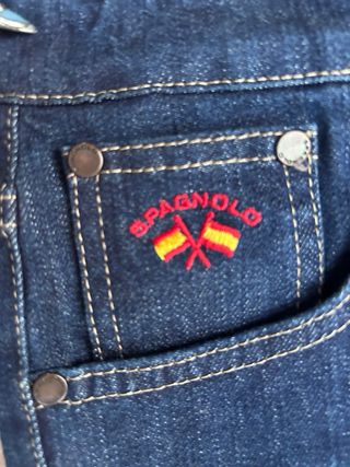 Pantalón vaquero Spagnolo azul Talla 16