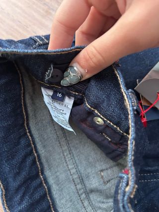 Pantalón vaquero Spagnolo azul Talla 16