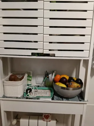 Armario Cocina/Baño Blanco Madera