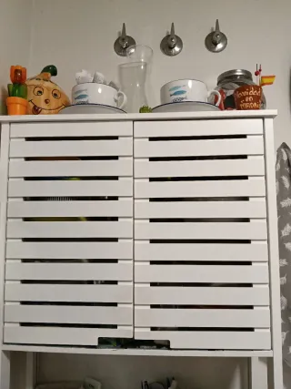 Armario Cocina/Baño Blanco Madera
