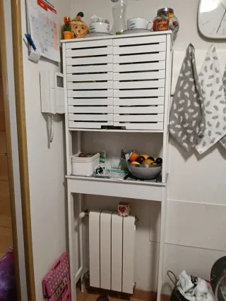 Armario Cocina/Baño Blanco Madera